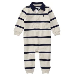 Outlet Rugby Stripe Romper Nb-12m BOY Rompers & Jumpsuits