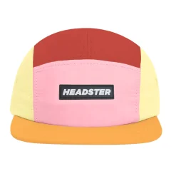 Hats & Caps>Headster Kids Runner 5 Panel Snapback 2-16^y Orange