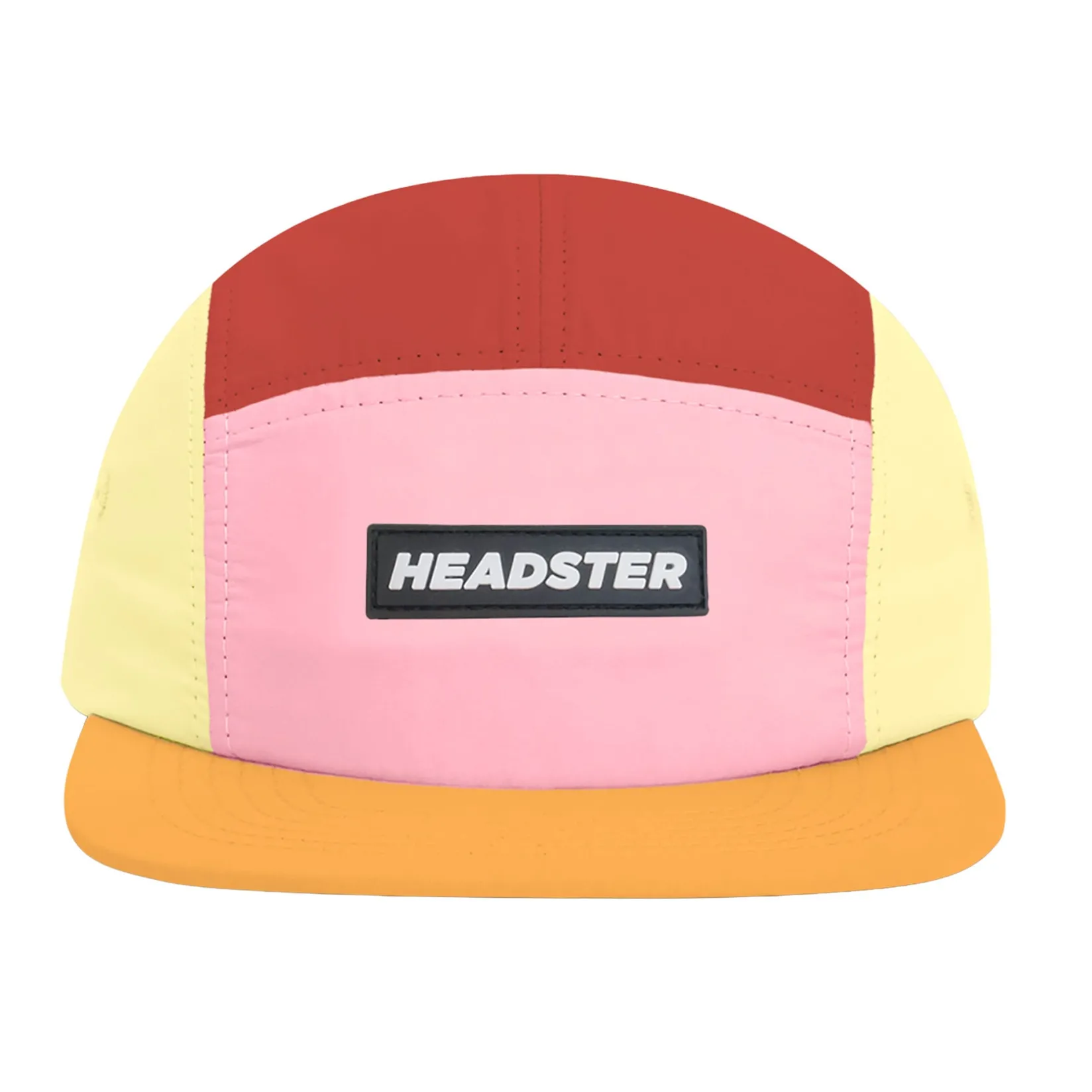 Hats & Caps>Headster Kids Runner 5 Panel Snapback 2-16^y Orange