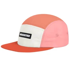 Hats & Caps>Headster Kids Runner Nylon 5panel Cap 2-16y Pink