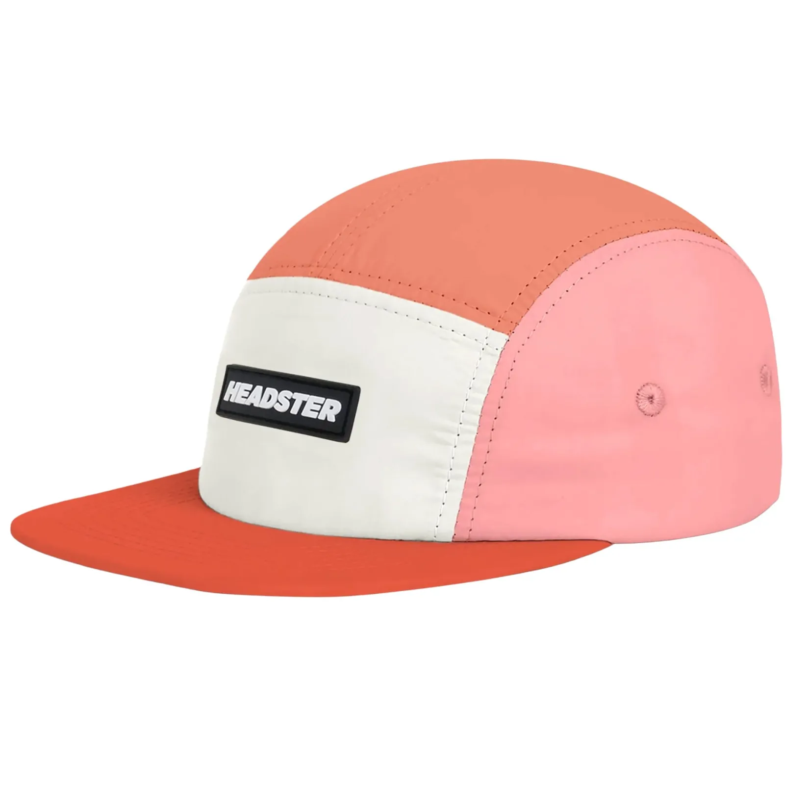 Hats & Caps>Headster Kids Runner Nylon 5panel Cap 2-16y Pink
