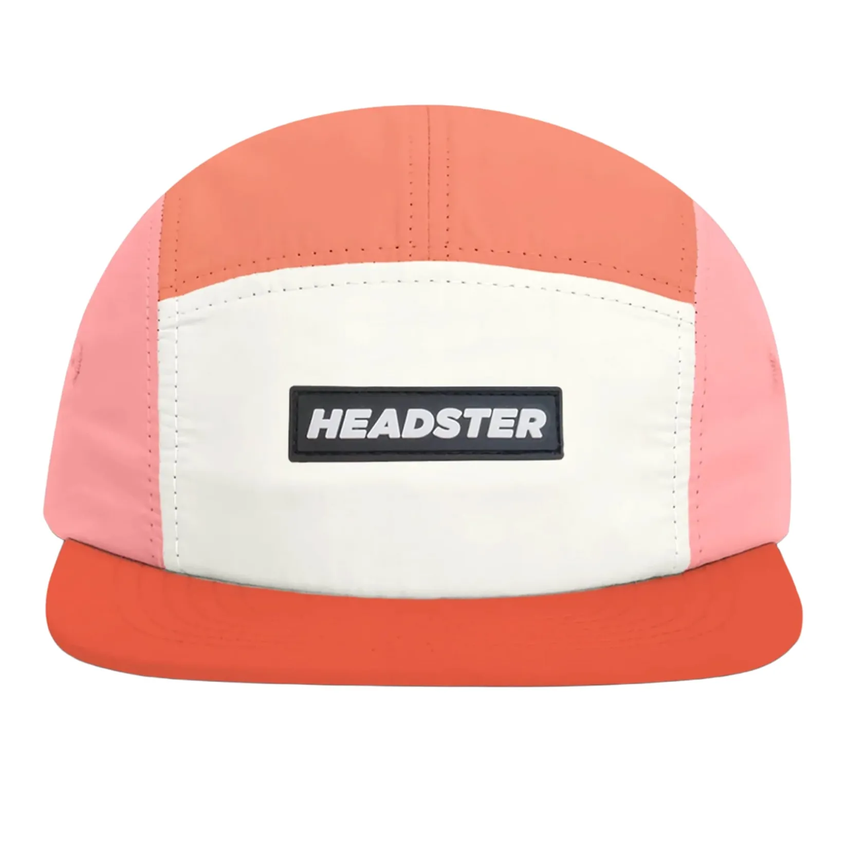 Hats & Caps>Headster Kids Runner Nylon 5panel Cap 2-16y Pink