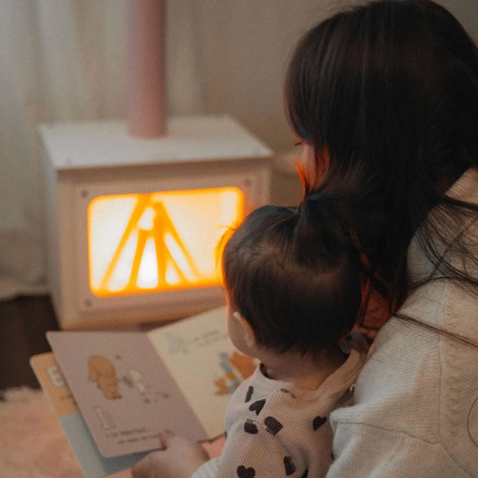 Kid'S Tables & Chairs>Oramood Rustik Fireplace - Naturel/Pink