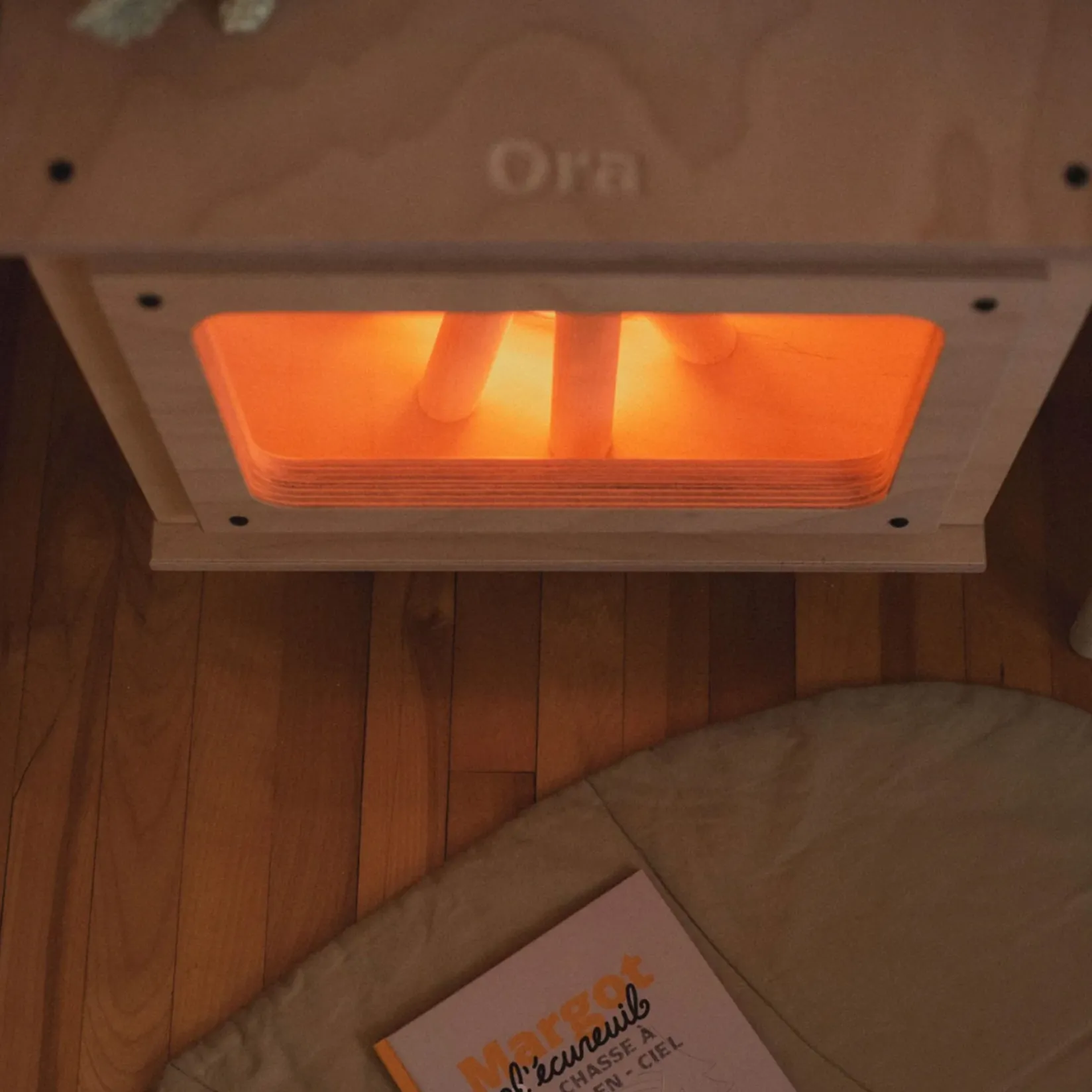 Kid'S Tables & Chairs>Oramood Rustik Fireplace - Naturel/Pink