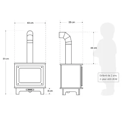 Outlet Rustik Fireplace - Naturel/Sage Kid'S Tables & Chairs