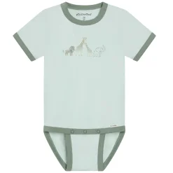 Tops>Minymo Safari Bodysuit 6-24m Mint