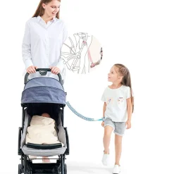 Safety Bracelet with Key - Blue Gates & Safety