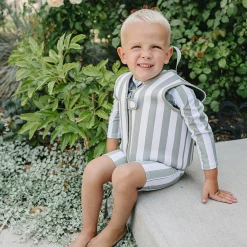Hot Stripes Uv Sunsuit 2-5y Kids/BOY Swimsuits|Swimsuits