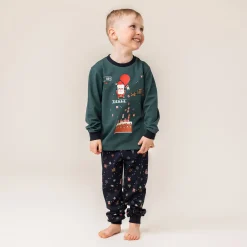 Pajamas & Bathrobes>Nano Santa Claus Pajamas 2-12 Forest