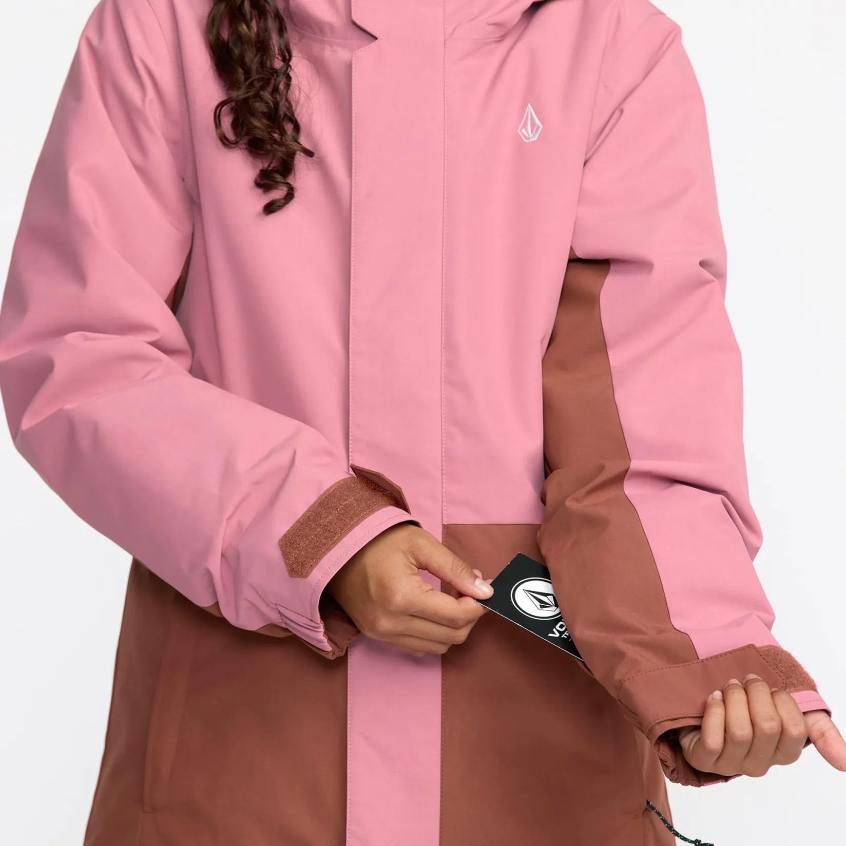 Outerwear|Coats & Jackets>Volcom Sass N Frass Jacket 8-16y Pink