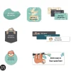 Personalized Name Labels|Personalized Name Labels>Clement - Impressions School Name Label - Sloth