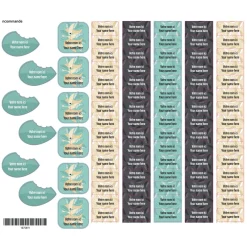 Personalized Name Labels|Personalized Name Labels>Clement - Impressions School Name Label - Sloth