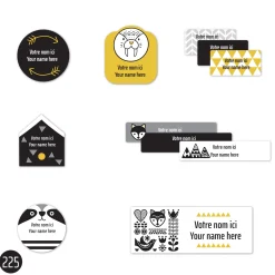 Sale School Name Labels - Scandinavian Kids Personalized Name Labels|Personalized Name Labels