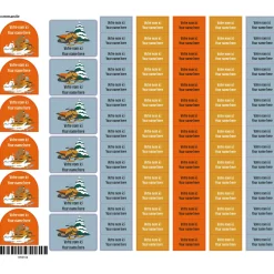 Personalized Name Labels|Personalized Name Labels>Clement - Impressions School Name Labels - Skidoo