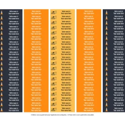 Online School Name Labels - Trucks Kids Personalized Name Labels|Personalized Name Labels