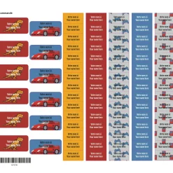 Personalized Name Labels|Personalized Name Labels>Clement - Impressions School Name Labels - Video Games Dino