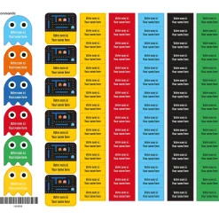 Discount School Name Labels - Video games Kids Personalized Name Labels|Personalized Name Labels