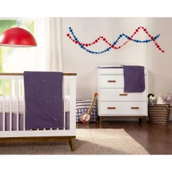 Discount Scoot 3-Drawer Changer Dresser - White / Walnut Finish Changing Tables