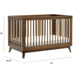 Online Scoot 3-in-1 Convertible Crib - Walnut Cribs & Mattresses|Cribs & Mattresses