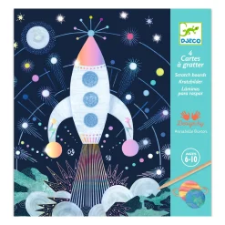 Diy & Activities>Djeco Scratch Cards / Cosmic mission