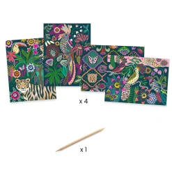 Diy & Activities>Djeco Scratch Cards - Rococo