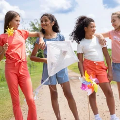 Hot Sea Knotted T-shirt 2-12 Kids Tops