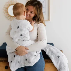 Blankets|Blankets>Perlimpinpin Sea Muslin Blanket