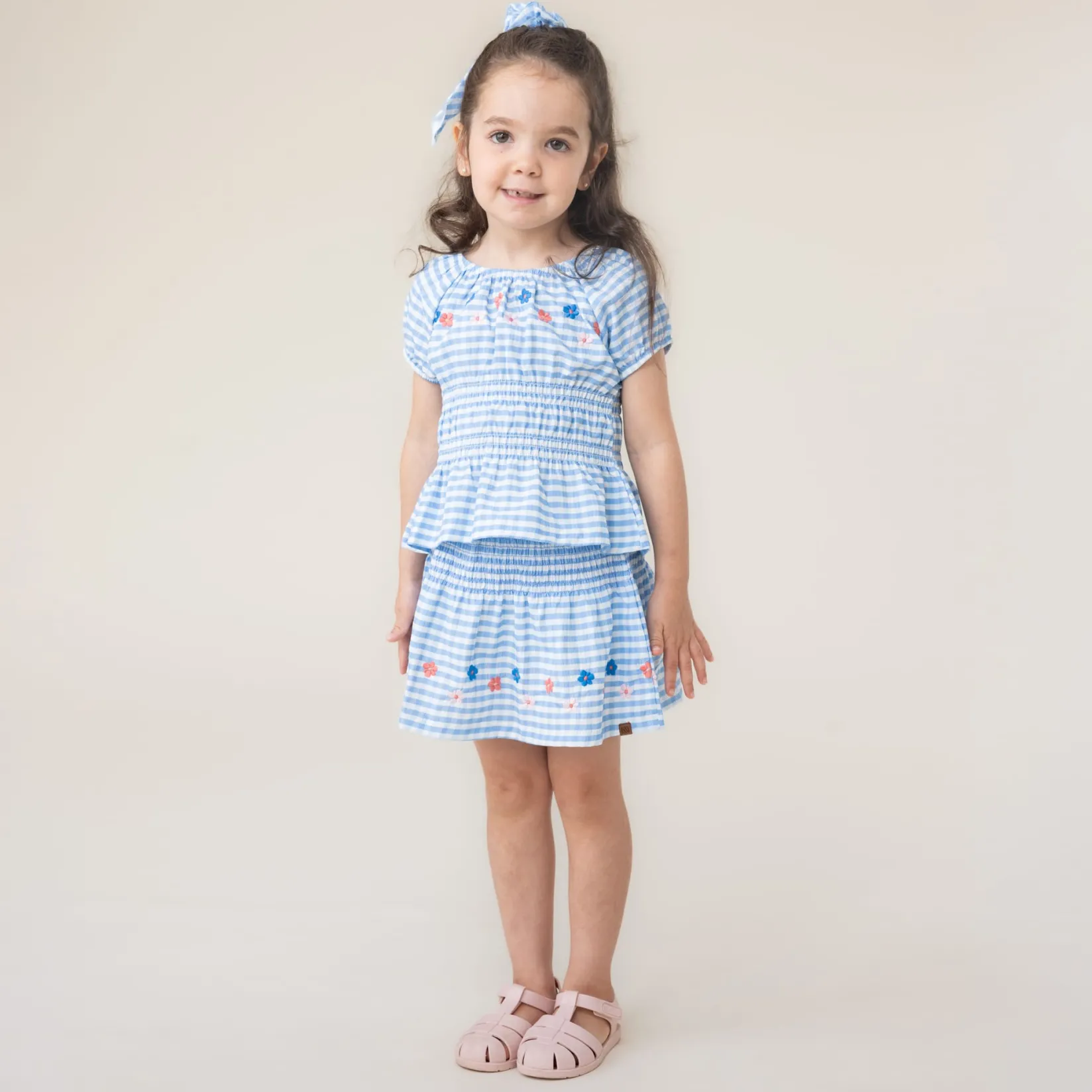 Skirts>Nano Sea Vichy Skort 2-12 Blue