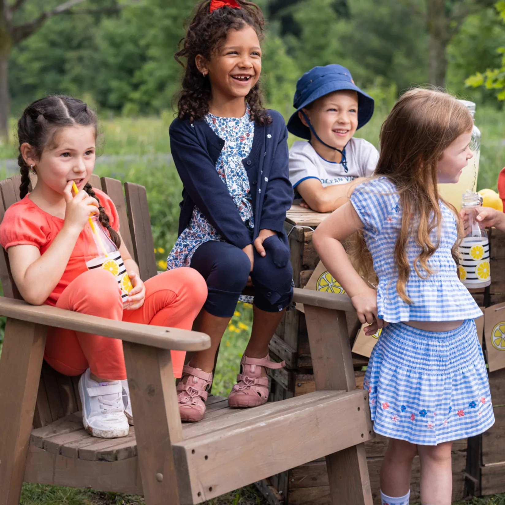 Skirts>Nano Sea Vichy Skort 2-12 Blue