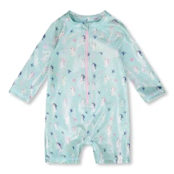 Swimsuits>Deux par Deux Seahorse Swimsuit 3-24m Mint