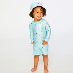 Swimsuits>Deux par Deux Seahorse Swimsuit 3-24m Mint