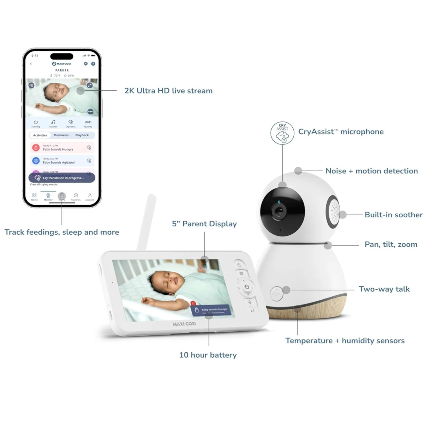 Monitors & Cameras>Maxi-cosi See Pro 360° Baby Monitor