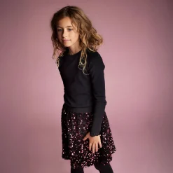 Hot Sequins Velour Skirt 7-14 Kids Skirts