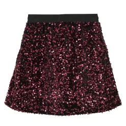 Hot Sequins Velour Skirt 7-14 Kids Skirts