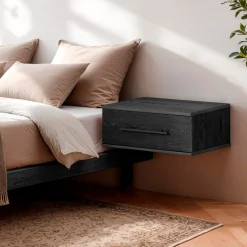 New Set of 2 Nightstands - Primo Black Oak Nightstands