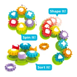 Hot Shape 'N' Spin Gear Sorter Developmental Toys