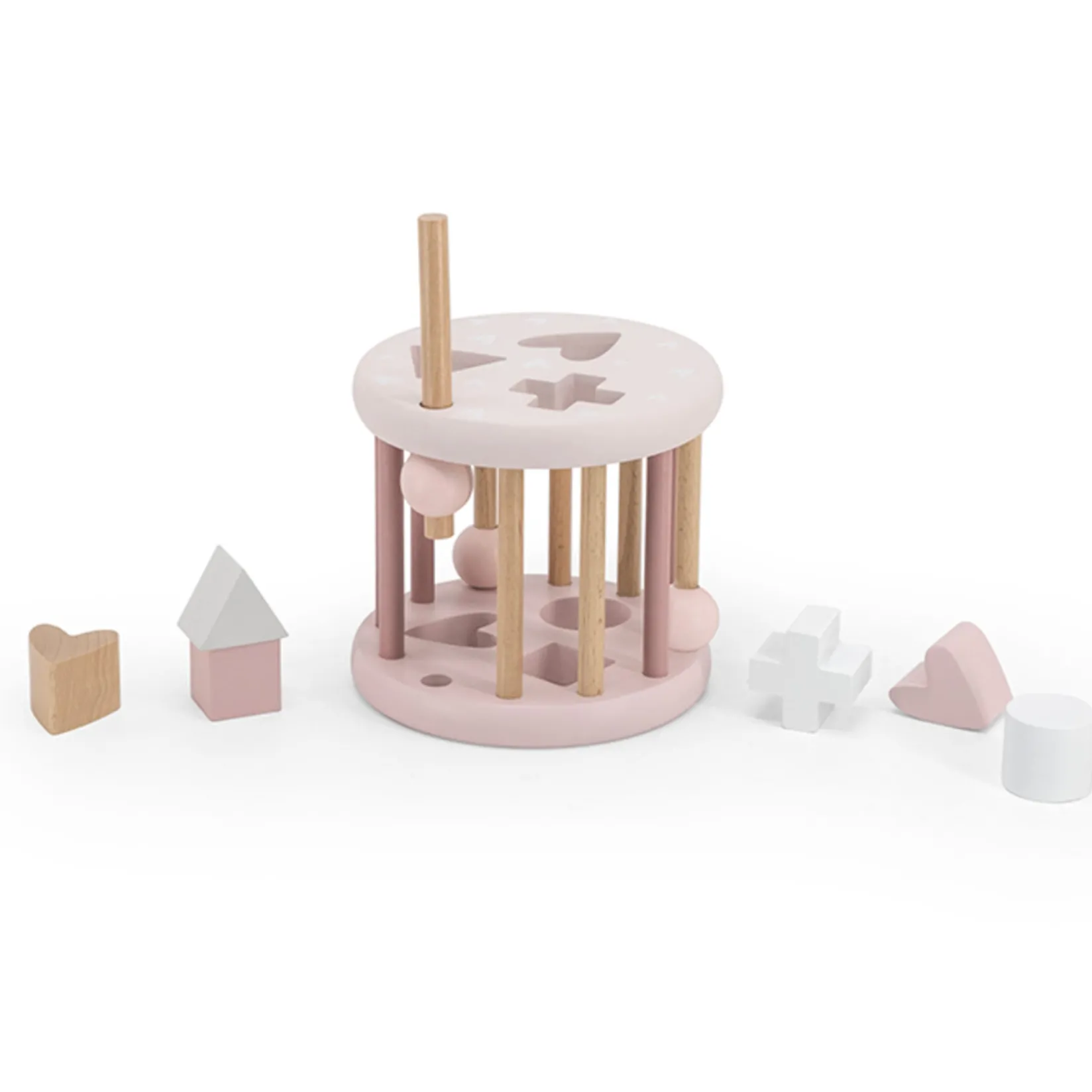 Online Shape Sorting Wheel -Pink Developmental Toys