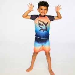 Discount Shark Rashguard 7-12 Kids/BOY Swimsuits