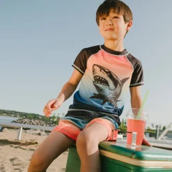 Discount Shark Rashguard 7-12 Kids/BOY Swimsuits