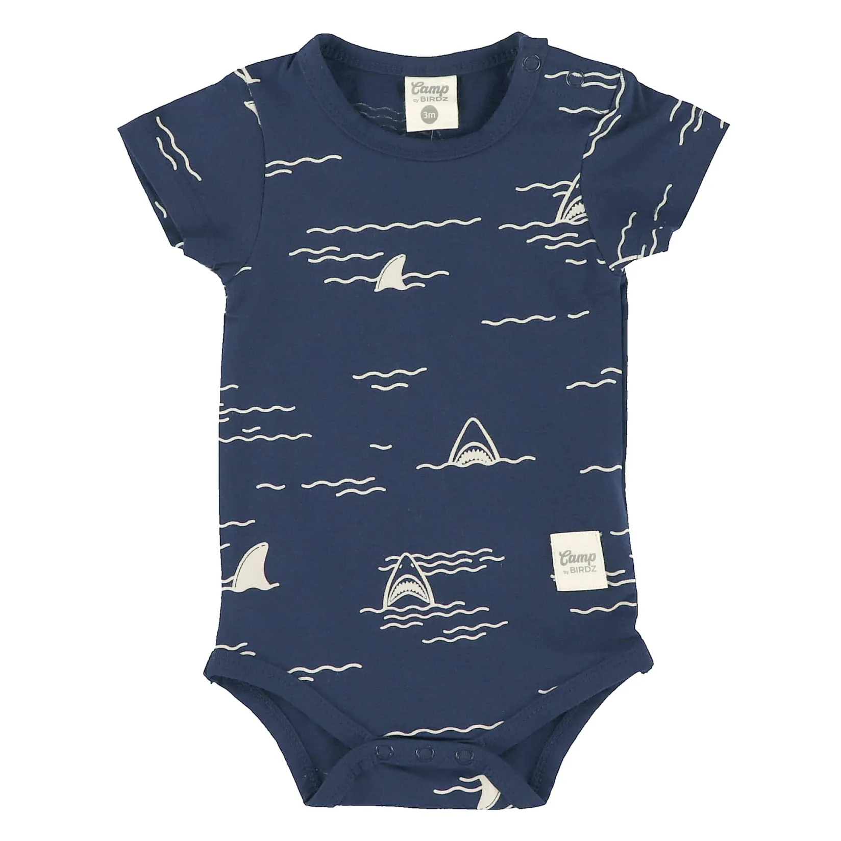 Online Sharks Bodysuit 3-24m BOY Tops
