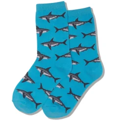 Sale Sharks Socks 4-9y Kids/BOY Socks|Underwear & Socks