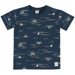 Tops>Camp by Birdz Sharks T-shirt 2-8y Marine