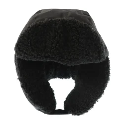 Beanies|Beanies>Hooke Sherpa Aviator Hat 18m-3y Black