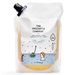 Body & Hair Care|Body & Hair Care>The Unscented Company Shiny Shampoo + Wash - 1L Refill Bag
