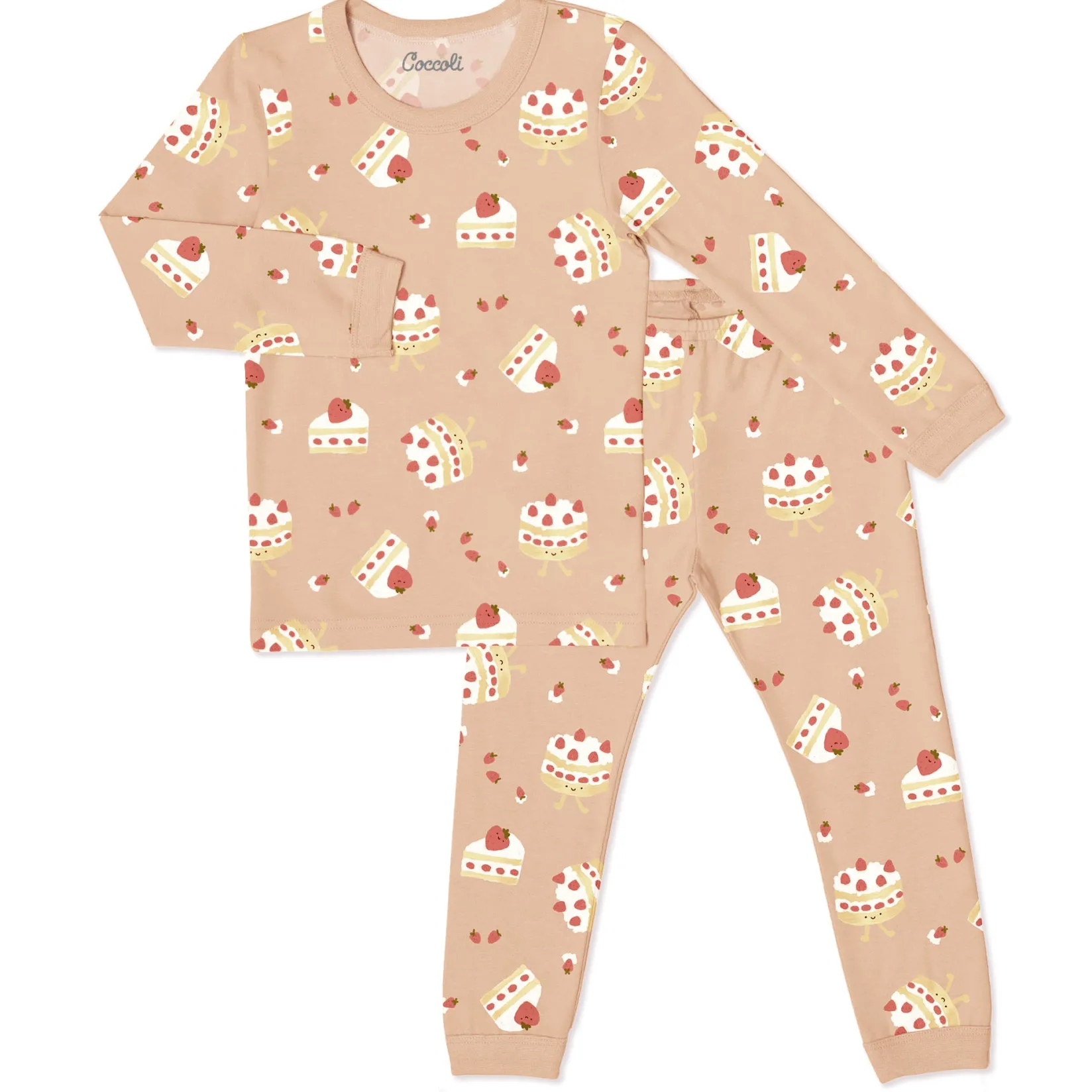 Pajamas & Bathrobes>Coccoli Shortcake Pajamas 2-12