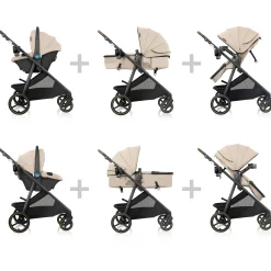 Clearance Shyft Intuiti+ Travel System - Travertine Kids Strollers|Strollers & Trailers