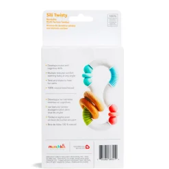 Clearance Sili Twisty Bendable Multi-Texture Teether Toy Teething Toys