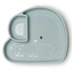 New Silicon Snack Plate - Elephant Kids Breastfeeding|Tableware