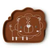 Tableware|Plates & Placemats>Loulou Lollipop Silicon Snack Plate - Lion