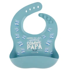 Silicone Bib - Comme Papa Bibs|Breastfeeding